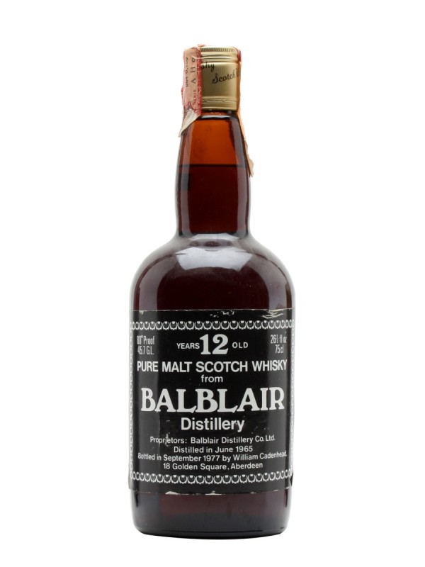 Balblair 1965 12 Year Old Cadenhead's
