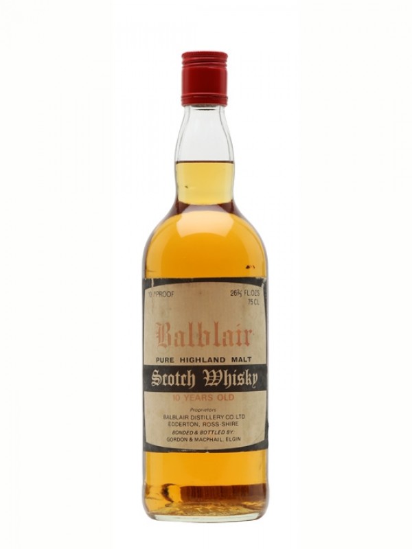 Balblair 10 Year Old 1980's G M Gordon & Macphail