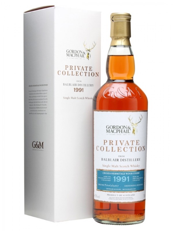 Balblair 1991 20 Year Old Private Collection Gordon & Macphail