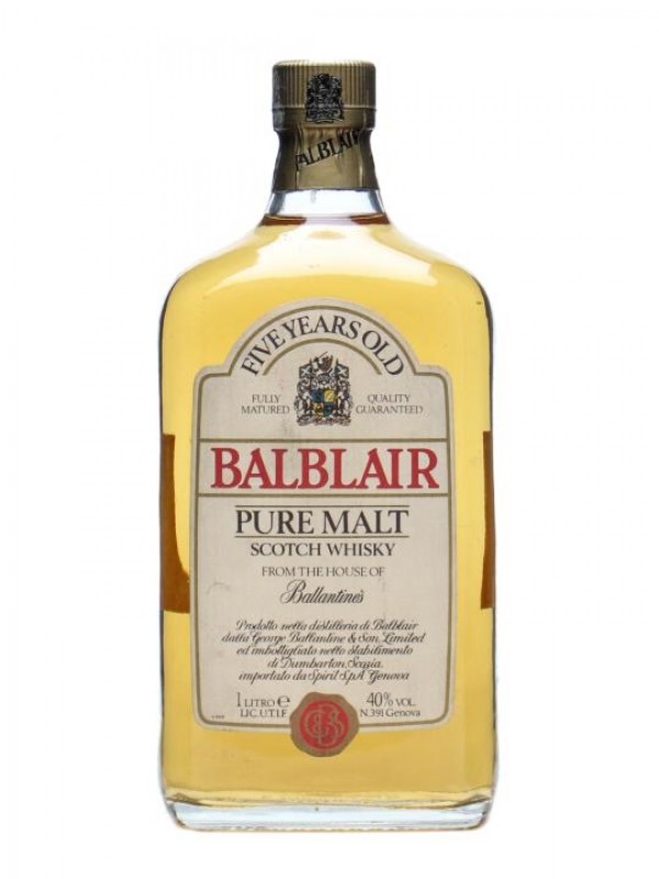 Balblair 5 Year Old Bottled 1980's 1L