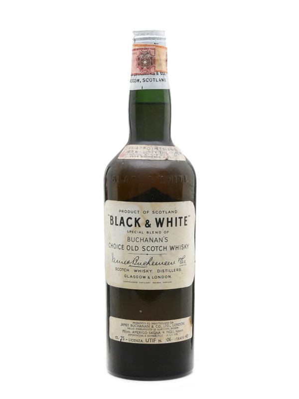 Black & White Bottled 1960s Spring Cap