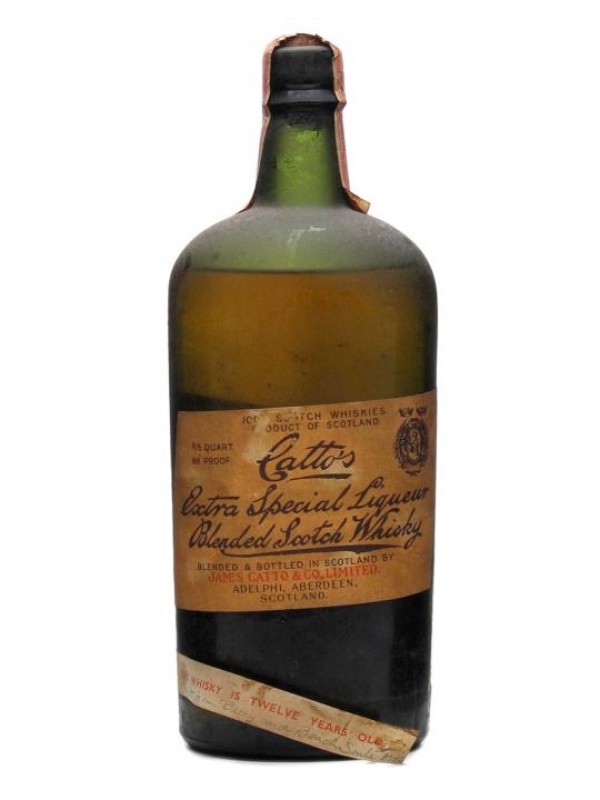 Catto's 12 Year Old Bottled 1930's