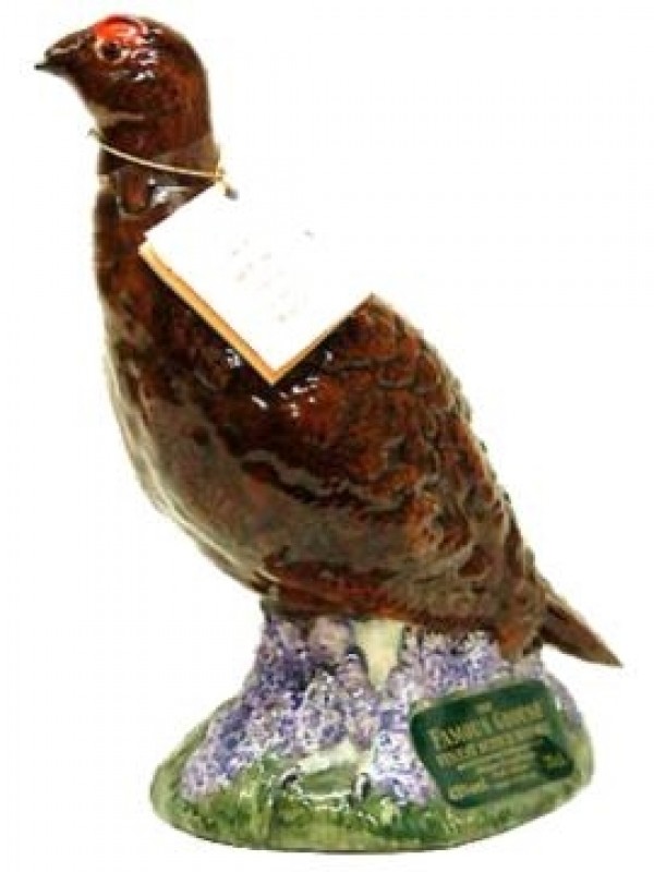 Famous Grouse Ceramic Decanter Bottled 1980s
