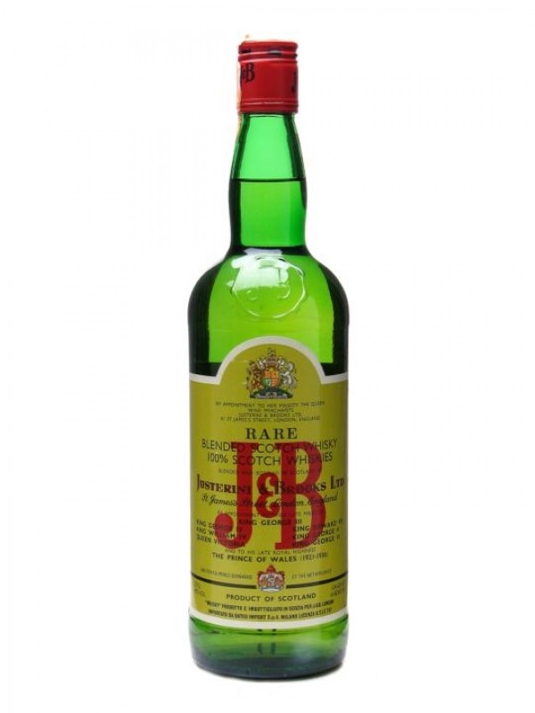 J & B Rare Bottled 1980s