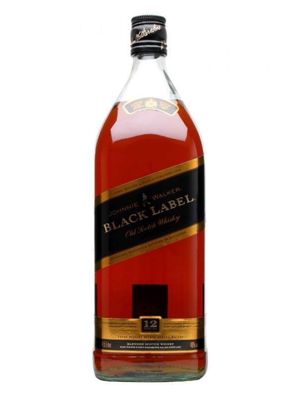Johnnie Walker Black Label 12 Year Old Gallon Bottle