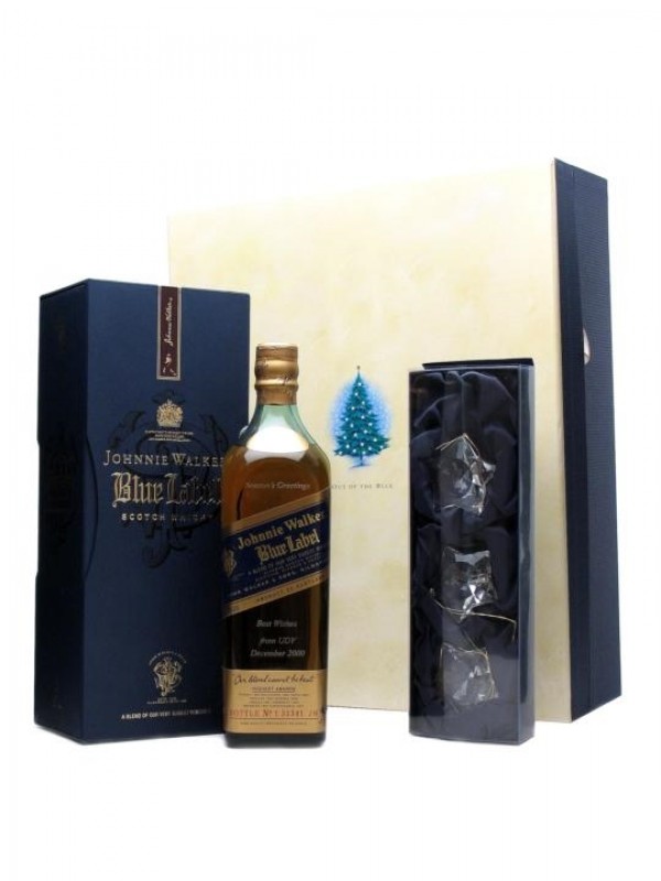 Johnnie Walker Blue Label UDV/Diageo Christmas Set 2000