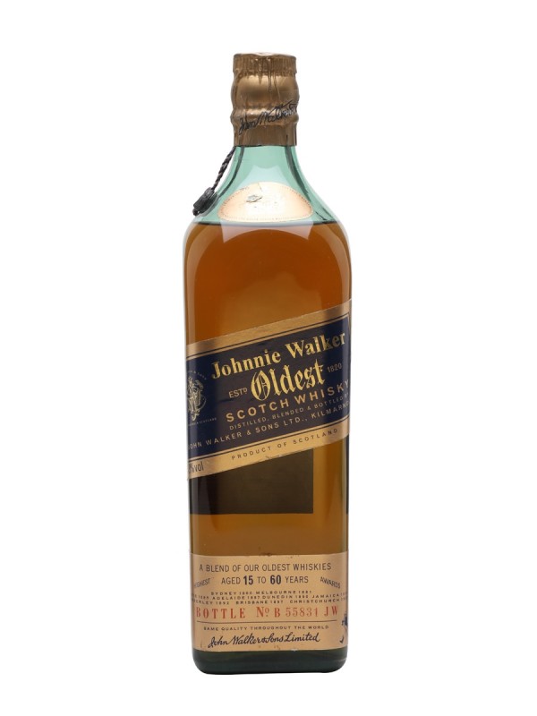 John Walker's Oldest 15 Year Old 60 Year Old