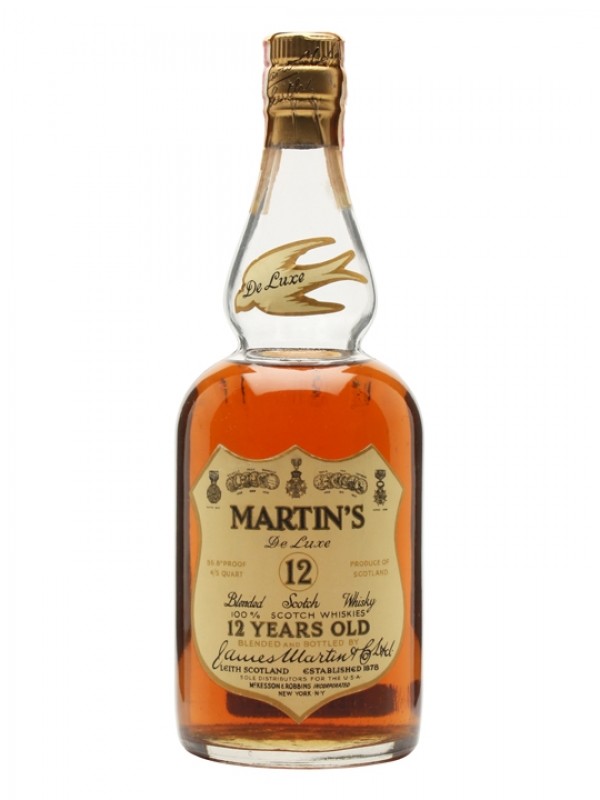 Martin's De Luxe 12 Year Old Bottled 1970's