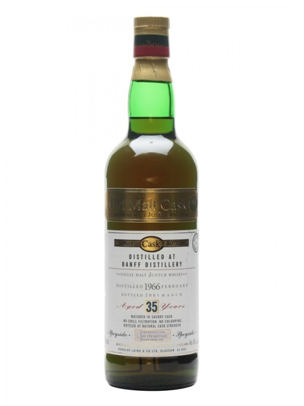 Banff 1966 35 Year Old Sherry Douglas Laing Old Malt Cask