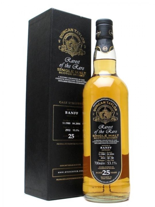 Banff 1980 25 Year Old Duncan Taylor Rarest of the Rare