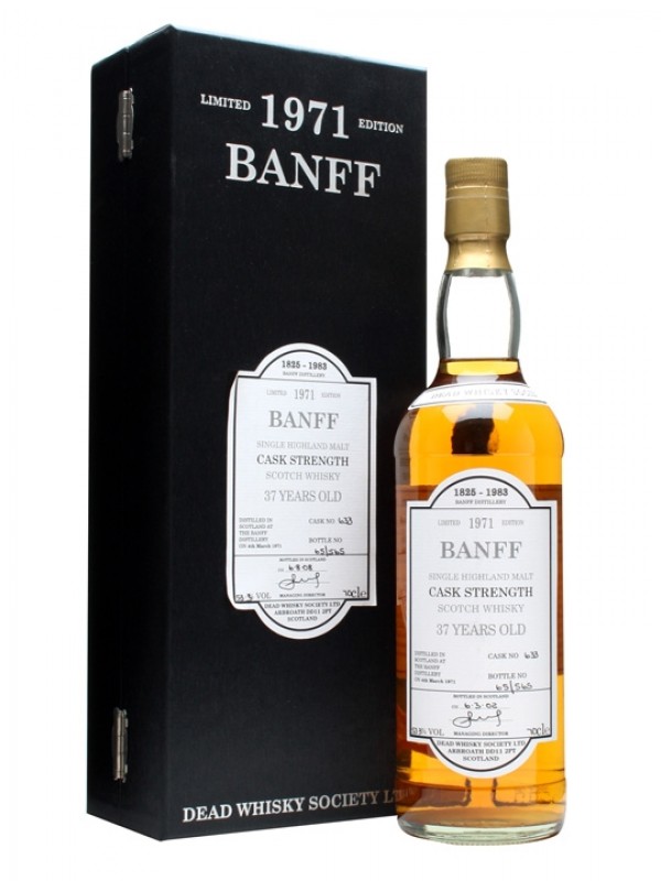 Banff 1971 37 Year Old Dead Whisky Society