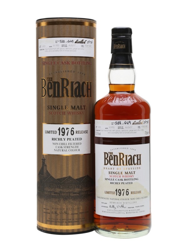 Benriach 1976 30 Year Old Richly Peated