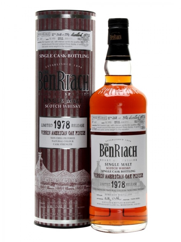 Benriach 1978 32 Year Old Virgin Oak Finish