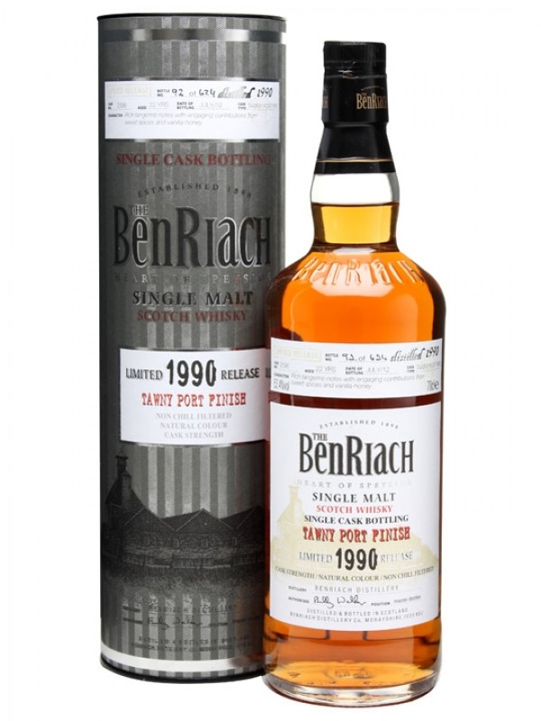 Benriach 1990 22 Year Old Tawny Port Finish