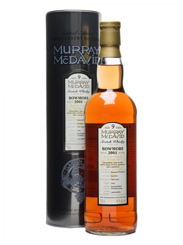 Bowmore 2001 9 Year Old Port Finish Murray McDavid