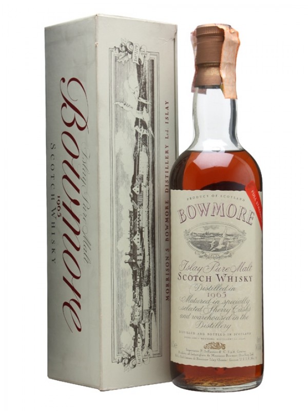 Bowmore 1965 Vintage Label Bottled 1980's