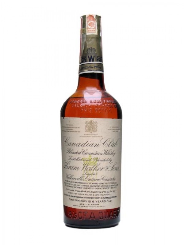 Canadian Club 6 Year Old Bottled 1937