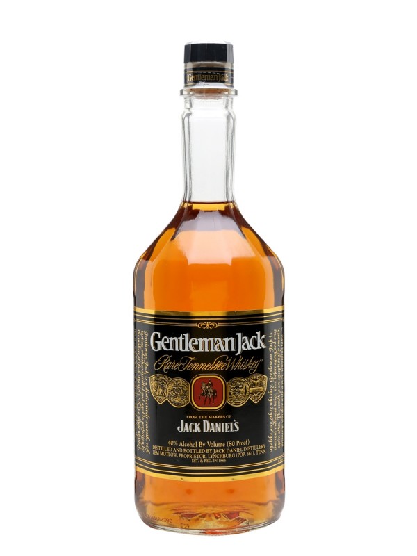 Jack Daniel's Gentleman Jack Old Litre Bottle old presentation