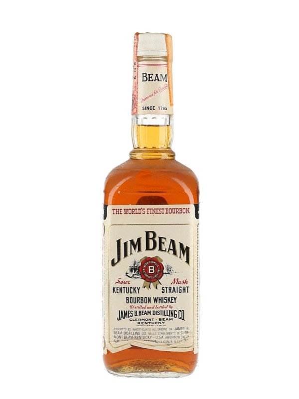 Jim Beam White 4 Year Old Bottled 1960s