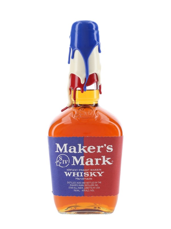 Maker's Mark Rock the Vote Blue White Red Wax