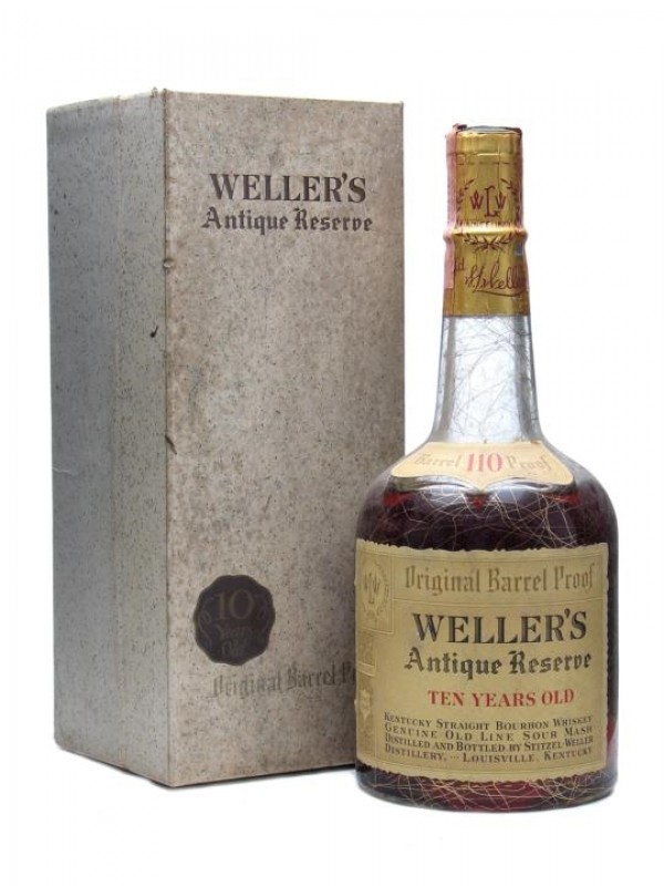 Weller's Antique Reserve 10 Year Old Bottled 1950s