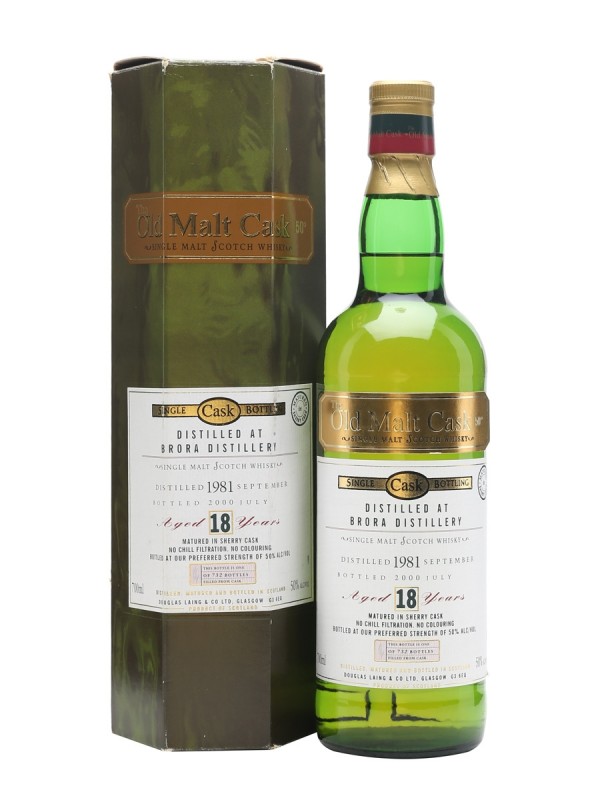 Brora 1981 18 Year Old Sherry Douglas Laing Old Malt Cask