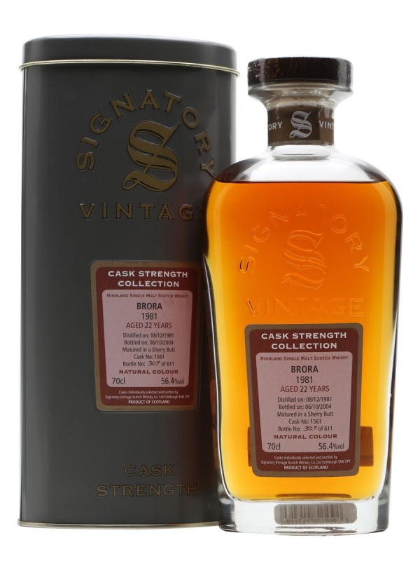 Brora 1981 22 Year Old Sherry Butt Signatory
