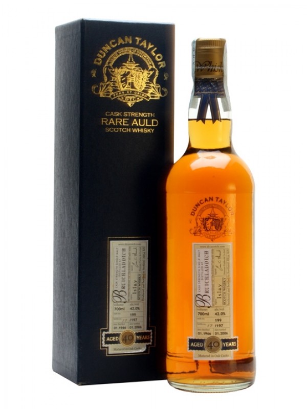 Bruichladdich 1966 40 Year Old Duncan Taylor Rare Auld
