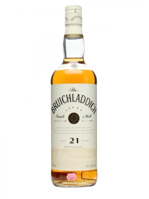 Bruichladdich 21 Year Old Cream Label Bottled 1980s
