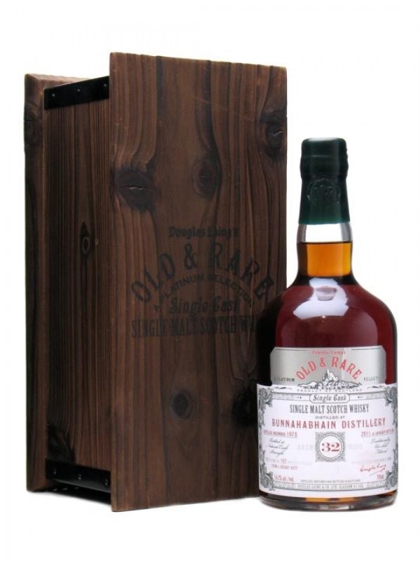 Bunnahabhain 1978 32 Year Old Sherry Butt Douglas Laing Platinum Selection