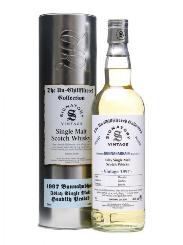 Bunnahabhain 1997 13 Year Old Un Chillfiltered Peated Signatory