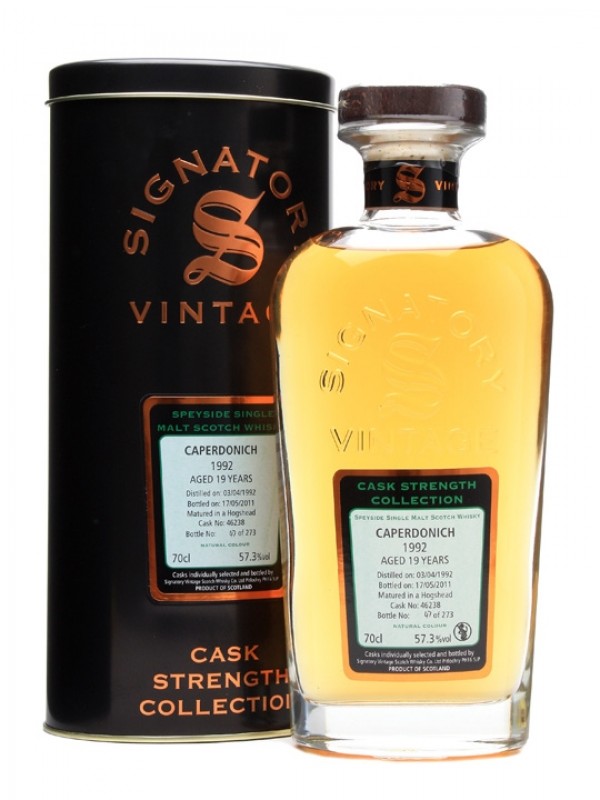 Caperdonich 1992 19 Year Old Cask #46238 Signatory Cask Strength Collection