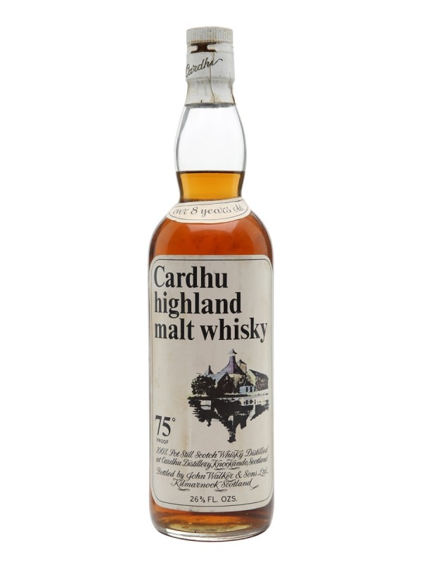 Cardhu 8 Year Old Bottled 1970's