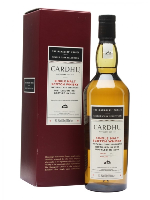 Cardhu 1997 Managers' Choice