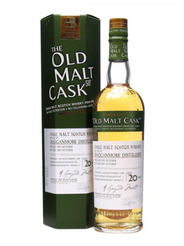 Cragganmore 1989 20 Year Old Old Malt Cask #5577 Douglas Laing