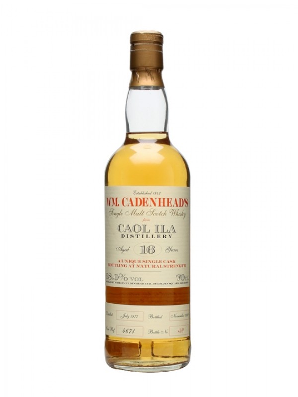 Caol Ila 1977 16 Year Old Cask 4671 Cadenhead's