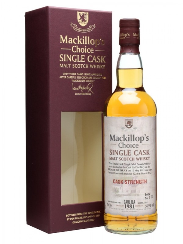 Caol Ila 1981 20 Year Old Cask #3234 Mackillop's Choice
