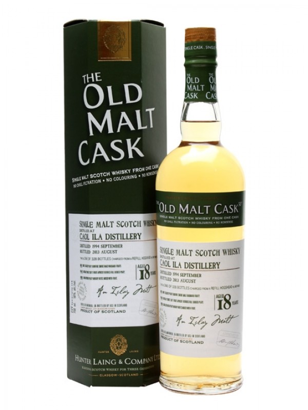 Caol Ila 1994 18 Year Old Cask #9913 Old Malt Cask Hunter Laing