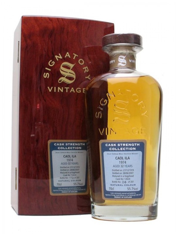 Caol Ila 1974 32 Year Old Signatory Cask Strength Collection