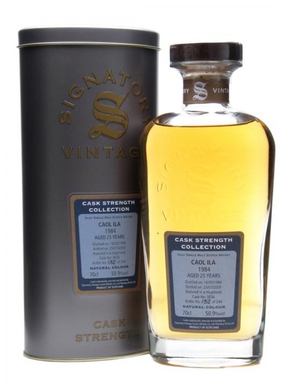 Caol Ila 1984 25 Year Old Hogshead #3636 Signatory