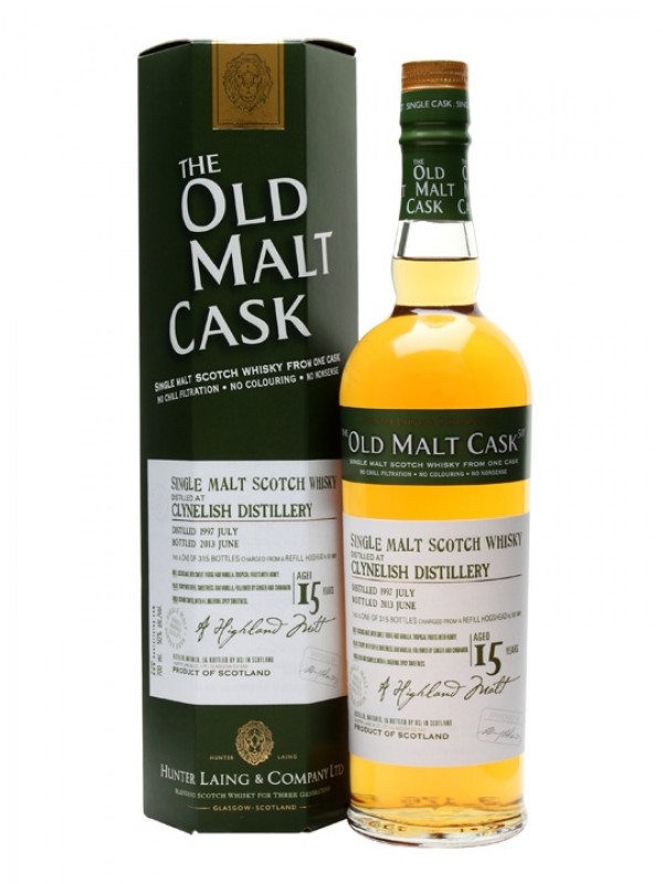 Clynelish 1997 15 Year Old Cask #9881 Old Malt Cask Hunter Laing