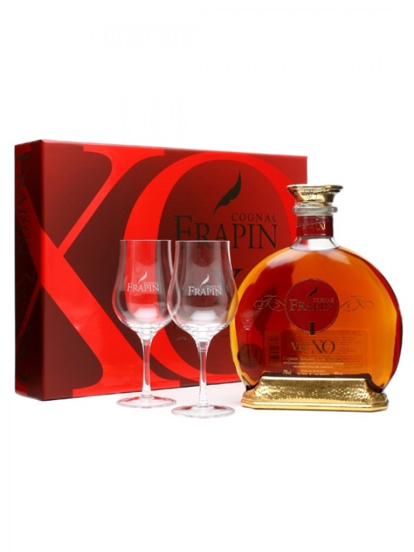 Frapin VIP XO Cognac 2 Glasses Gift Pack