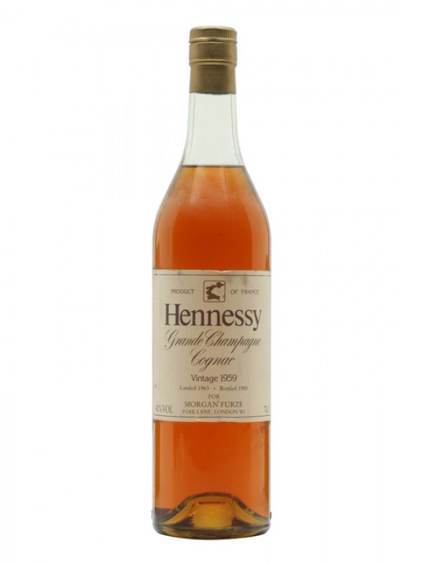 Hennessy 1959 Early Landed Bottled 1982
