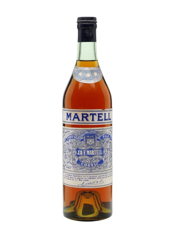Martell Very Old Pale Cognac Bottled 1950s Spring Cap
