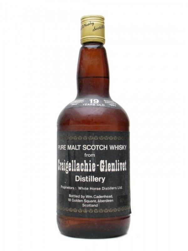 Craigellachie 1962 19 Year Old Dumpy Bottle Cadenhead's