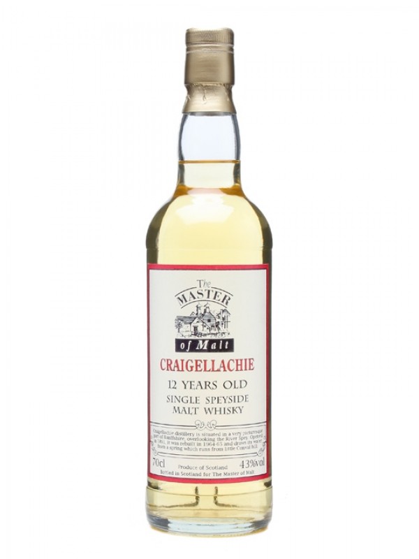Craigellachie 12 Year Old The Master of Malt