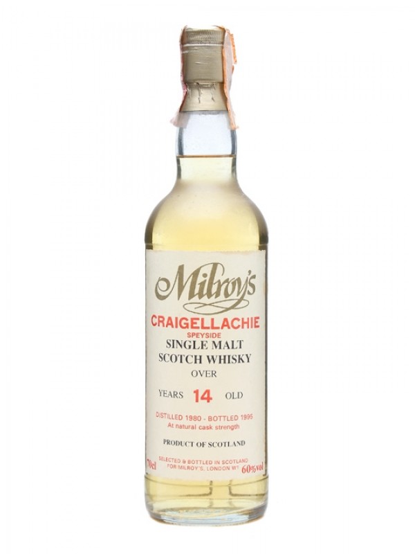 Craigellachie 1980 14 Year Old Bottled 1995 Milroy's