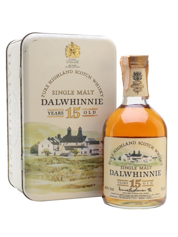Dalwhinnie 15 Year Old Bottled 1980's 75cl