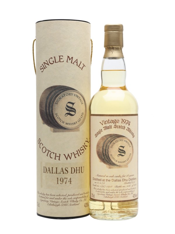 Dallas Dhu 1974 18 Year Old Signatory