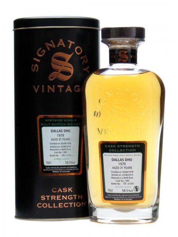 Dallas Dhu 1979 31 Year Old Cask #1385 Signatory Cask Strength Collection